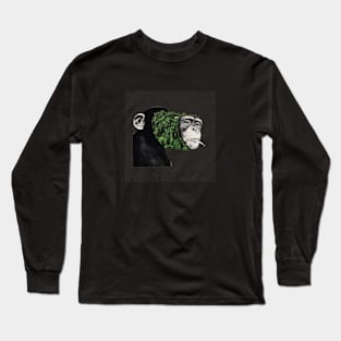 chimpanzees miss the forest Long Sleeve T-Shirt